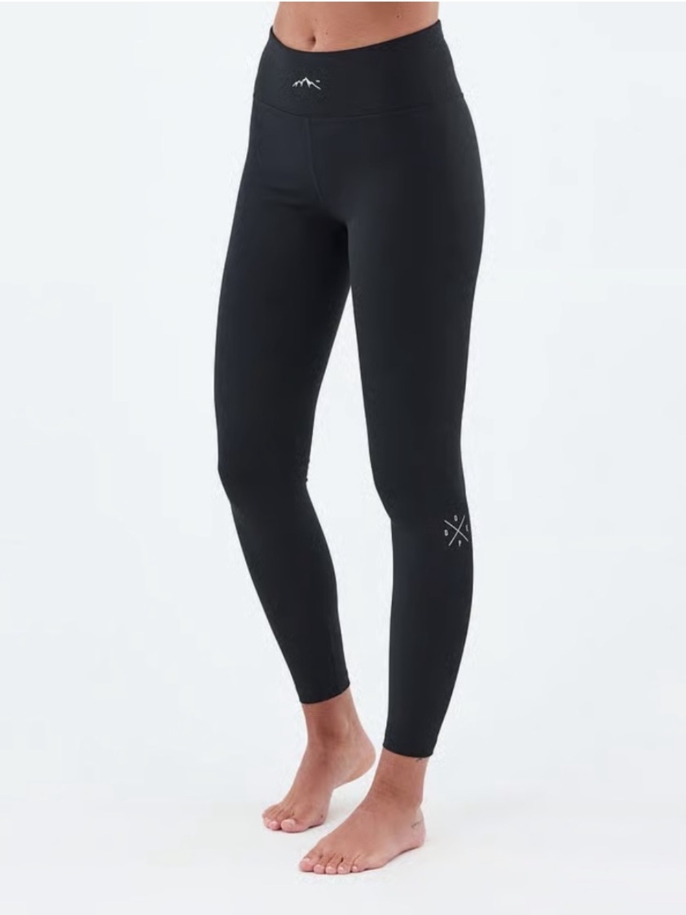 Dope Snuggle Women's Snow Base Layer 2X-Up Black Leggings Size Large